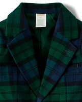 Boys Plaid Blazer - All Dressed Up