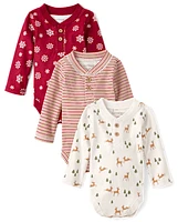 Baby Holiday Bodysuit 3-Pack - Homegrown by Gymboree