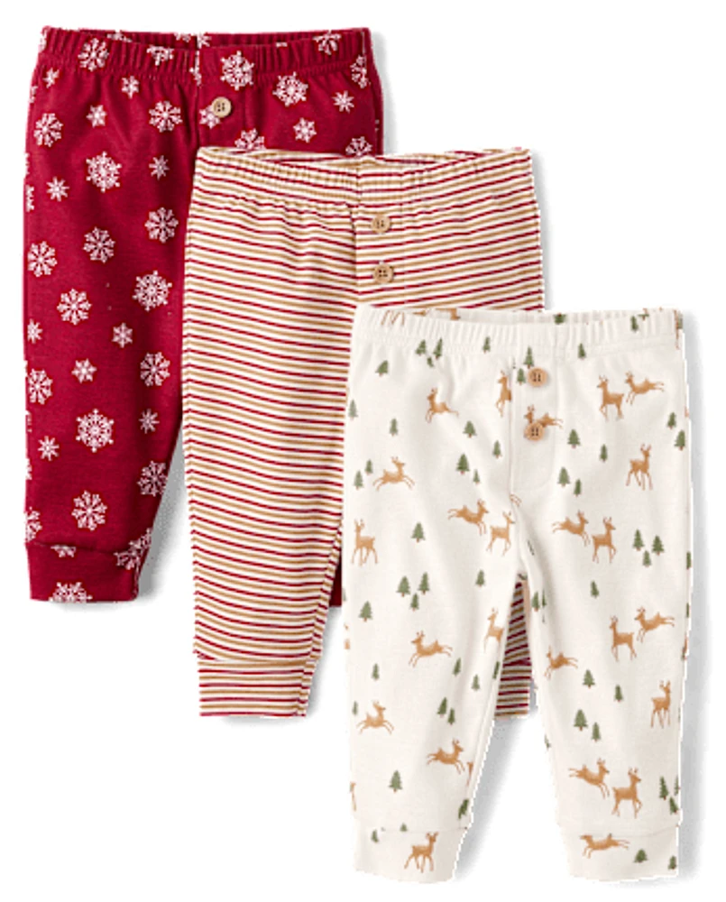 Lot de 3 pantalons vacances unisexes pour bébé - Homegrown par Gymboree