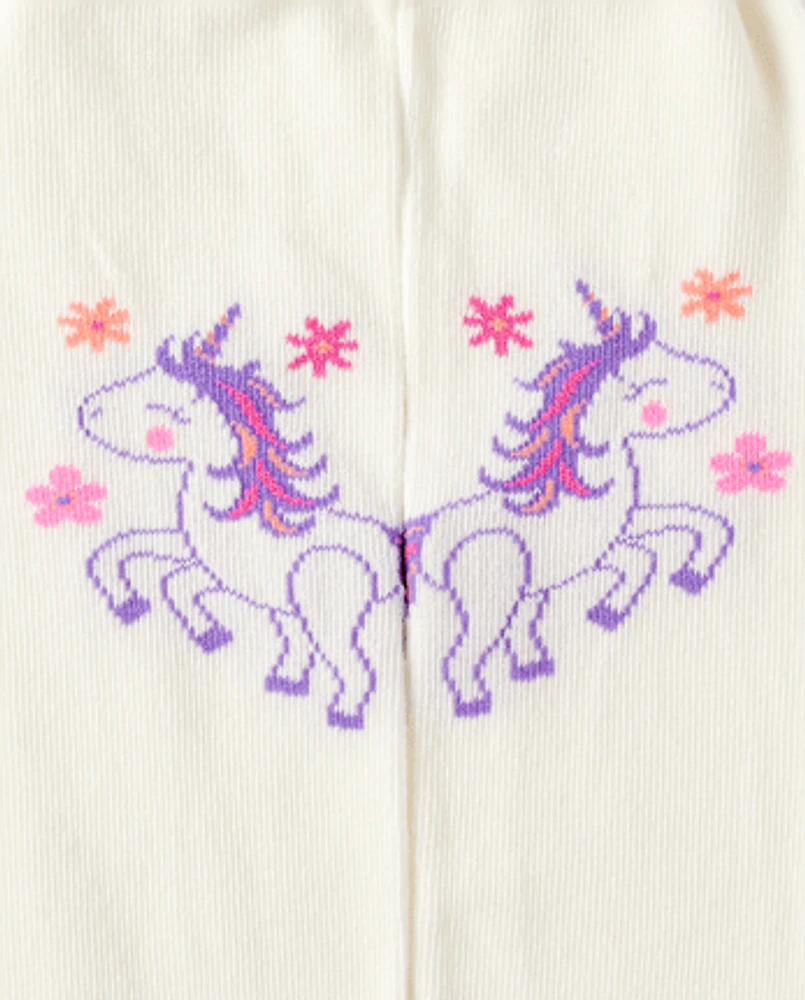 Lot de 2 collants Fille licorne - Dino Friends