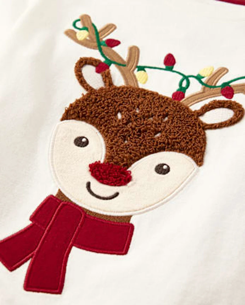 Boys Christmas Reindeer Top - Holiday Express