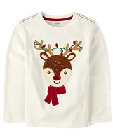 Boys Christmas Reindeer Top - Holiday Express