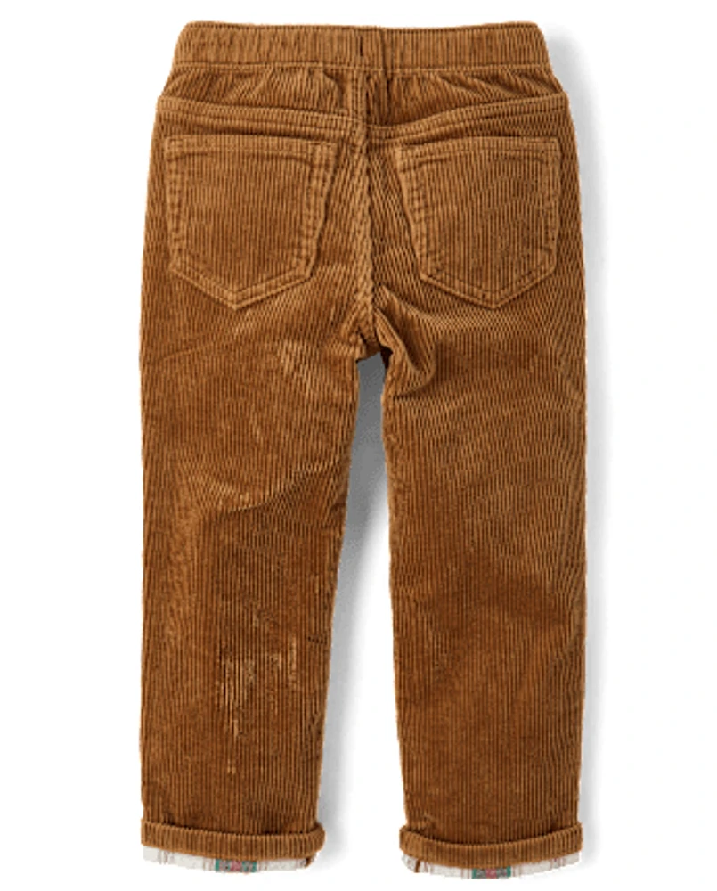 Boys Roll Cuff Pants - Holiday Express