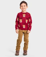 Boys Roll Cuff Pants - Holiday Express