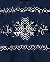 Womens Matching Family Snowflake Sweater - Holiday Express