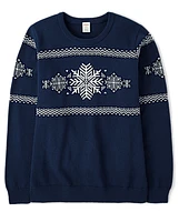 Womens Matching Family Snowflake Sweater - Holiday Express