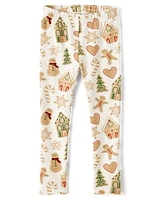 Girls Christmas Cozy Leggings