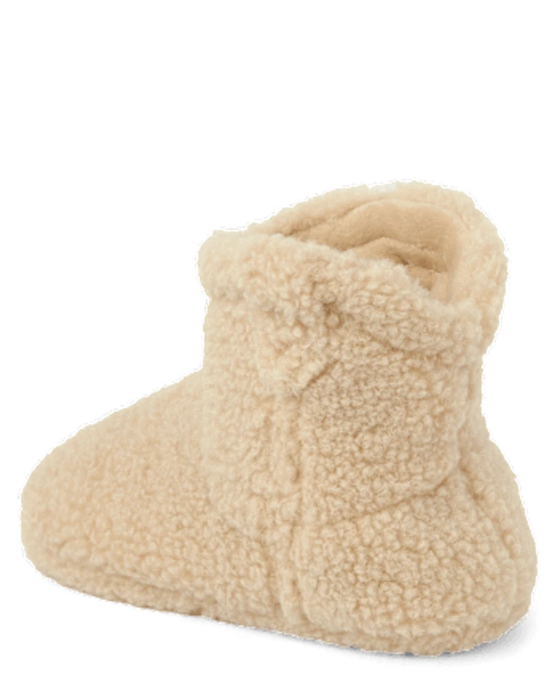 Pantoufles Sherpa Botte unisexe enfant - Gymmies