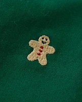 Boys Schiffli Gingerbread Pants - Holiday Express