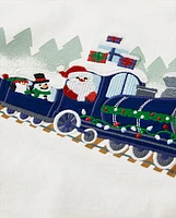 Boys Christmas Train Layered Top - Little Snowflake