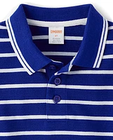 Boys Striped Polo - Little Essentials
