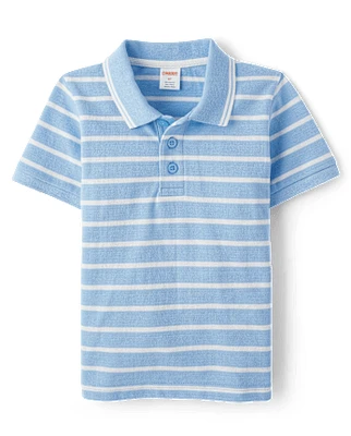 Boys Striped Polo