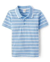 Boys Striped Polo
