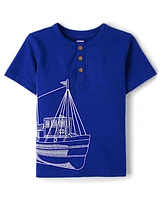 Boys Boat Henley Top - Italian Riviera