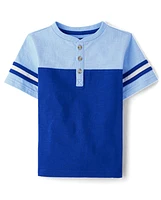 Boys Colorblock Henley Top