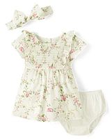 Baby Girls Floral Dress 2-Piece Outfit Set - Homegrown by Gymboree