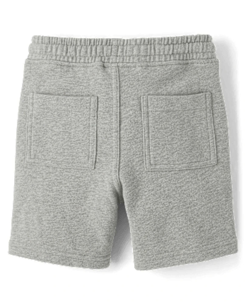Short à enfiler en molleton pour garçon