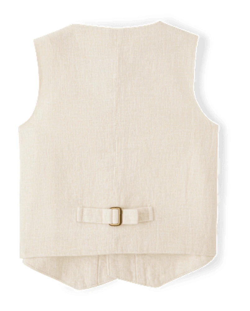 Gilet en lin mélangé pour garçon - Occasions spéciales
