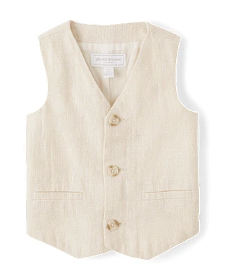Gilet en lin mélangé pour garçon - Occasions spéciales