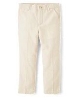 Boys Linen-Blend Dress Pants - Special Occasions