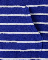 Robe cache-cœur à capuche rayée pour enfants - Swim