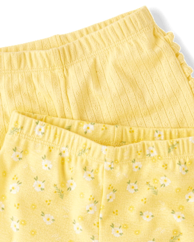 Baby Girls Floral Legging 2-Pack