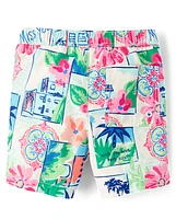 Boys Vacation Swim Trunks