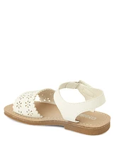 Girls Perforated Sandals - Little Essentials