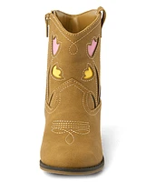 Bottes de cow-girl fleuries pour filles - Garden Party