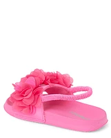 Girls Flower Slides - Swim