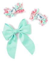 Girls 3-Piece Hair Set - Spring Celebrations