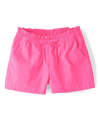 Girls Quick Dry Pull On Shorts