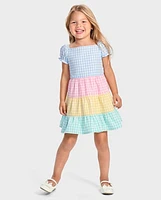 Robe à volants vichy pour fille - Garden Party