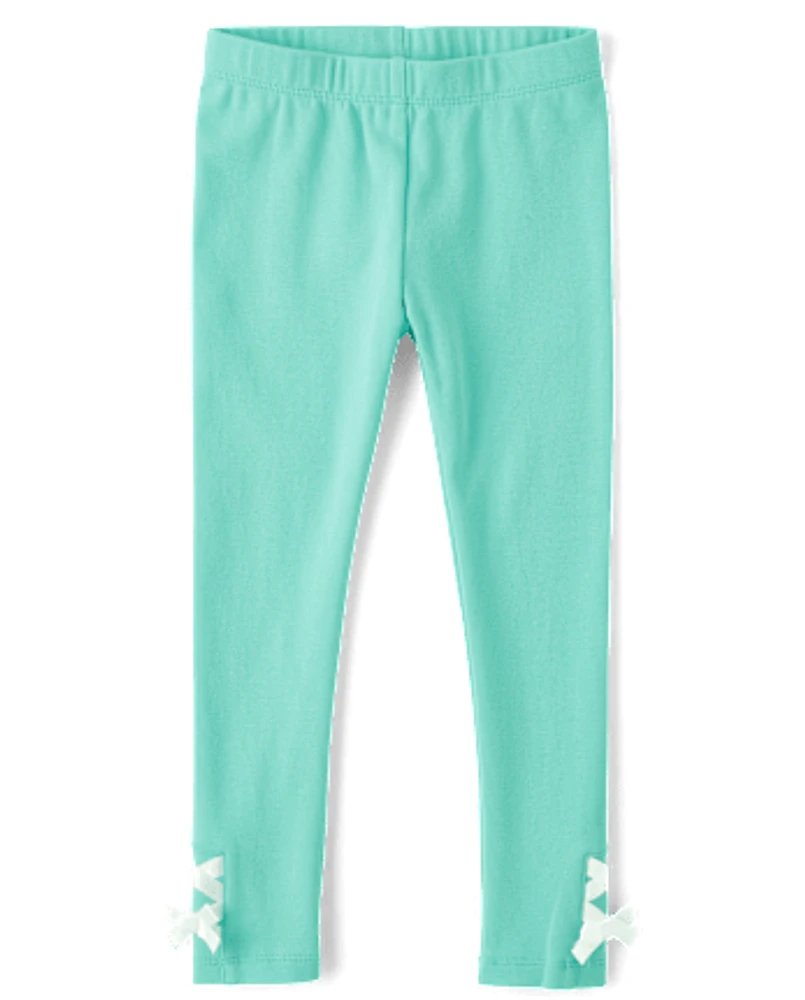 Girls Lace Up Leggings - Little Essentials