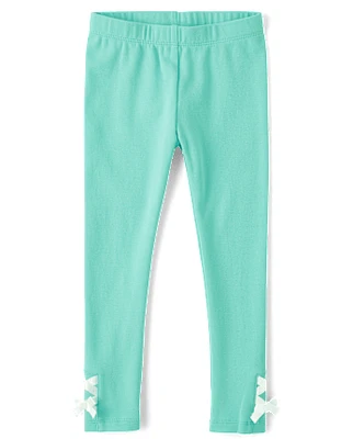 Girls Lace Up Leggings - Little Essentials