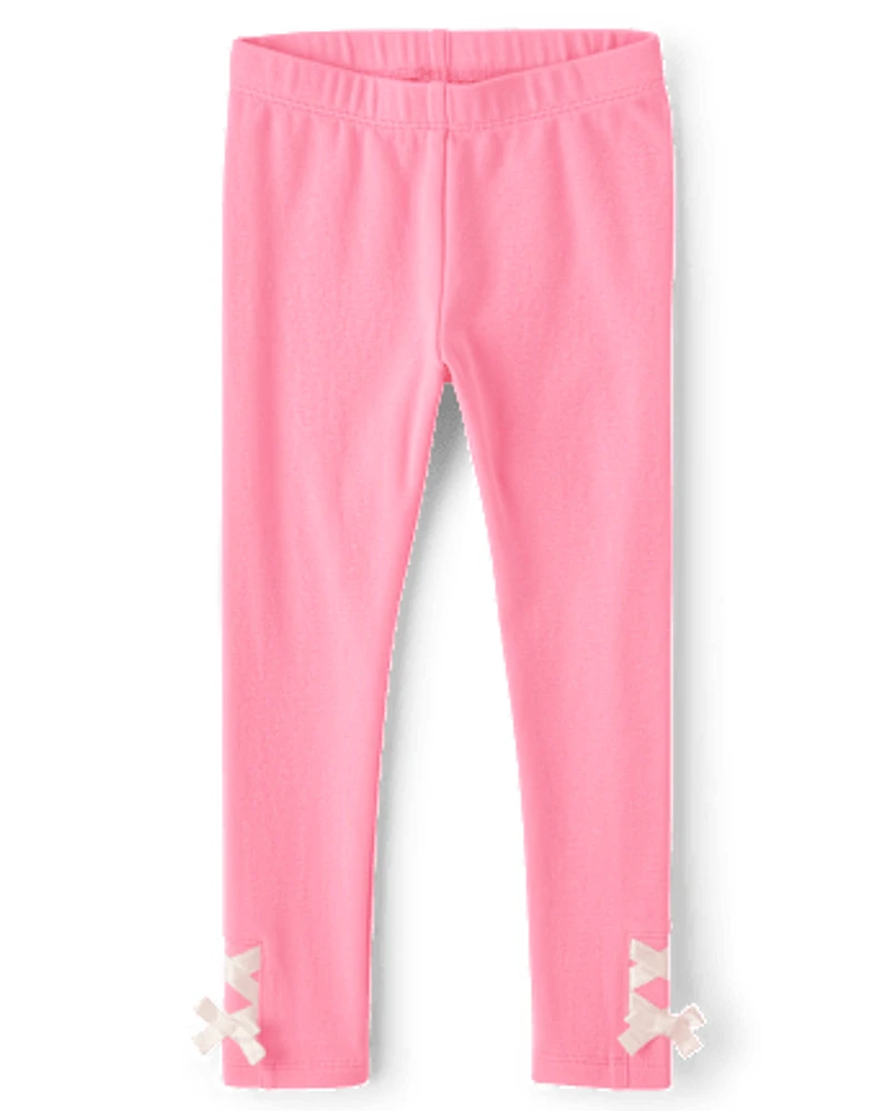 Girls Lace Up Leggings