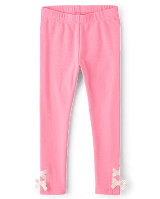 Girls Lace Up Leggings