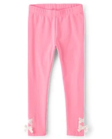 Girls Lace Up Leggings