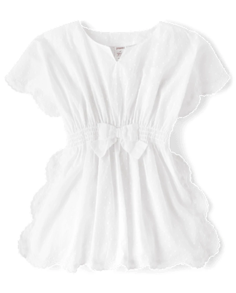 Girls Eyelet Cover-Up - Swim