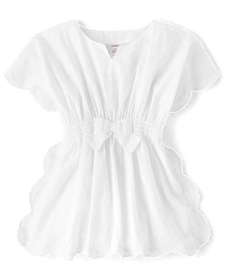 Girls Eyelet Cover-Up - Swim