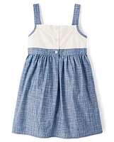 Girls Embroidered Bunny Jumper - Garden Party