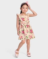 Robe à volants roses « Maman et moi » pour filles – Blushing Blooms