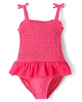 Maillot de bain une pièce tutu froncé pour fille - Swim