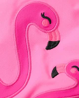 Girls Flamingo One Piece Swimsuit - Swim