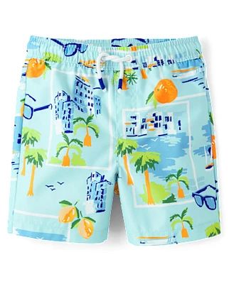Boys Travel Swim Trunks