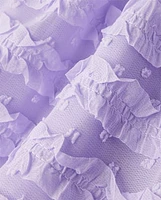Girls Ruffle Skirt - Lavender Fields