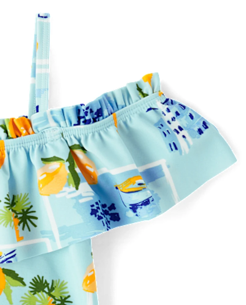 Maillot de bain une pièce à épaules dénudées pour fille - Swim