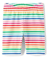 Girls Print Bike Shorts