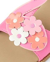Girls Flamingo Sandals - Seaside Palms