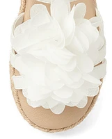 Girls Flower Sandals - Little Essentials